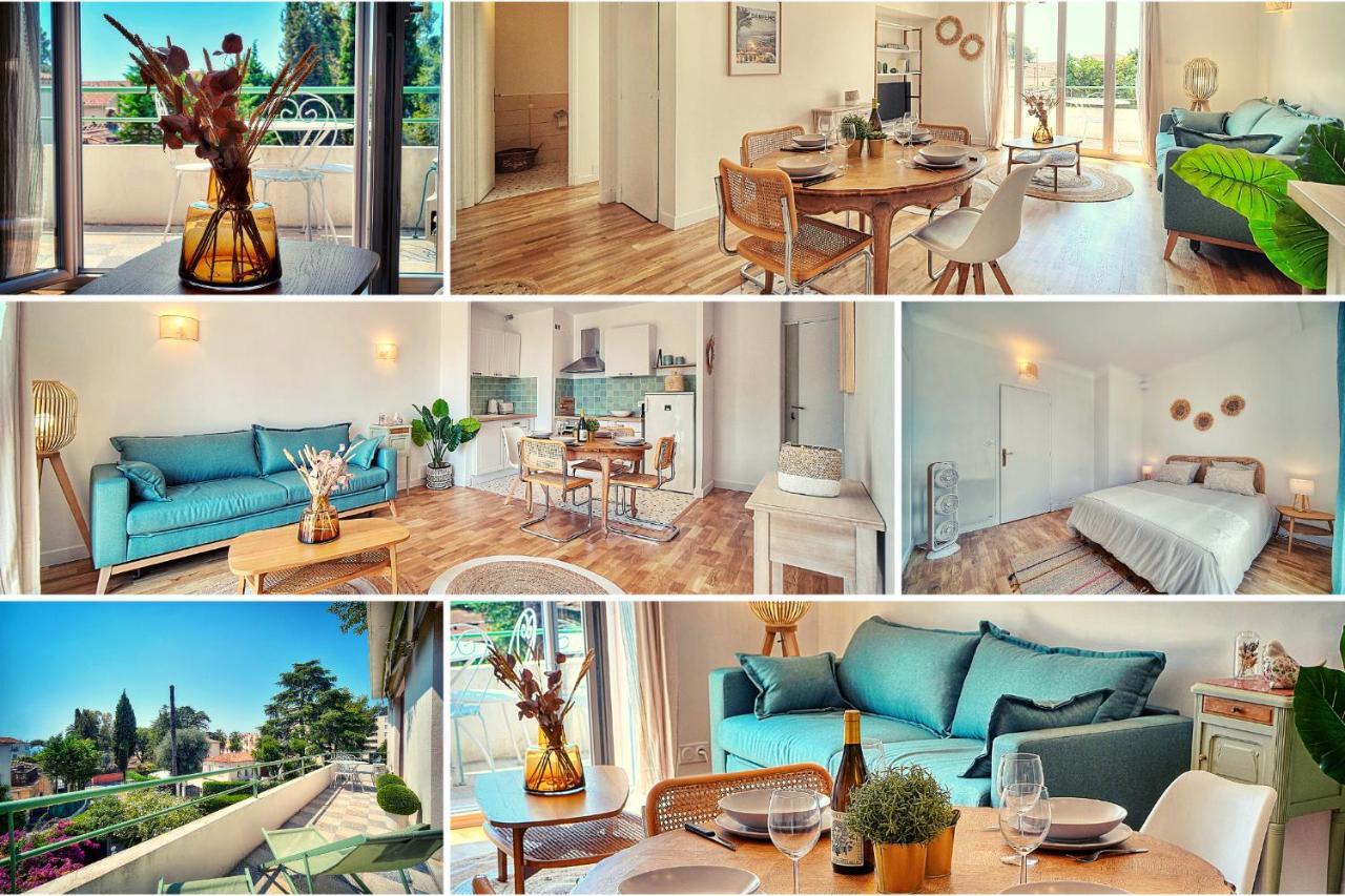 Le Joy - Terrasse - Parking - Verriere Cote D'Azur 戛纳 外观 照片